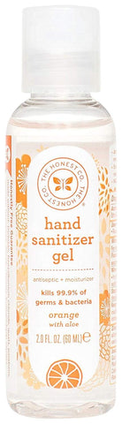 The Honest Co Hand Sanitizer Gel Orange With Aloe-2 Oz