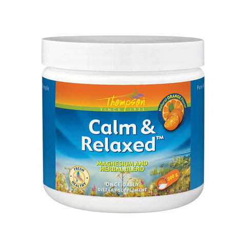Thompson Calm & Relaxed Nighttime Magnesium & Herbal Blend-300 g