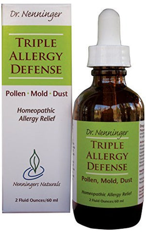 Dr.Nenninger Triple Allergy Defense Homeopathic Allergy Relief-2 Oz