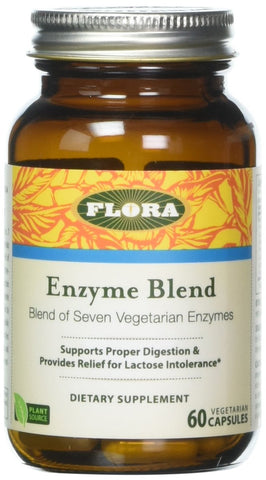 Flora Enzyme Blend-60 Vegetarian Capsules