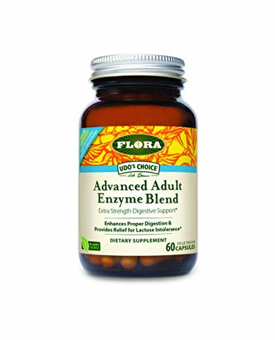 Flora UDO's Advanced Adult Enzyme Blend-60 Vegetarian Capsules