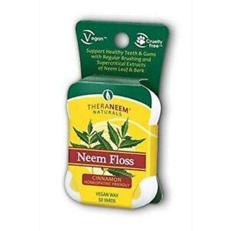 Theraneem Naturals Neem Floss, Cinnamon - 50 Yards