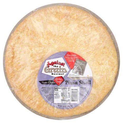 Against the Grain Pizza Shell, Gluten Free, Three Cheese - 12 Ounces