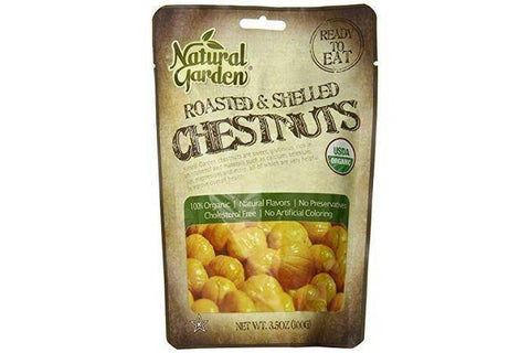 Natural Garden Roasted & Shelled Chestnuts - 3.5 Ounces