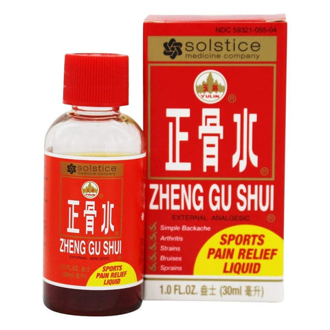 Solstice Zheng Gu Shui Sports Pain Relief Liquid-1 Oz