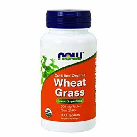 Now Foods Organic Wheat Grass - 100 Count