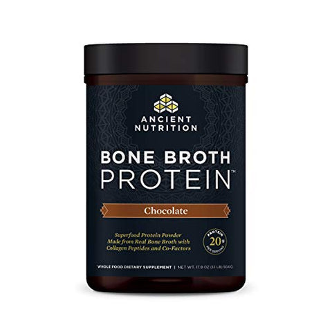 Ancient Nutrition Bone Broth Protein Chocolate Flavor-17.8 Oz