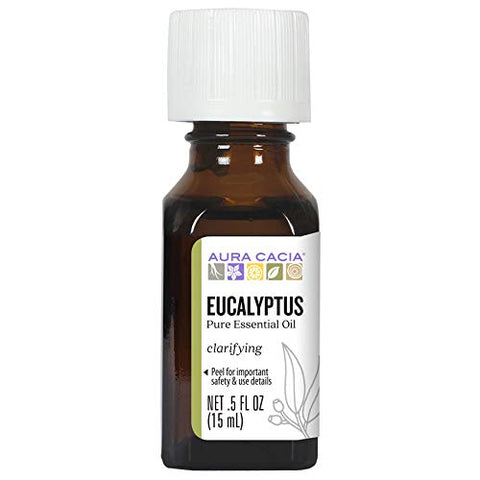 Aura Cacia Eucalyptus Oil Exhilarating-0.5 Oz