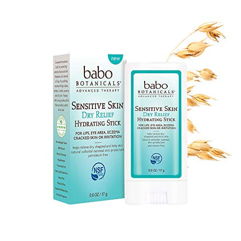 Babo Botanicals Sensitive Skin Dry Relief Hydrating Stick-0.6 Oz