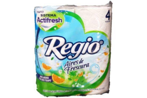 REGIO ACTIFRESH TOILET PAPER 4PK