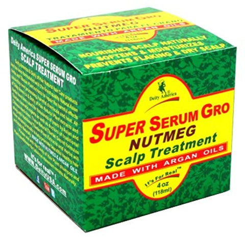 Deity America Super Serum Gro Nutmeg Scalp Treatment With Argan Oils-4 Oz