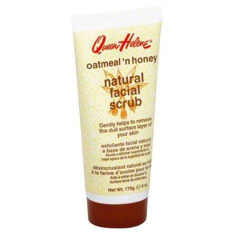 Queen Helene Facial Scrub, Natural, Oatmeal 'n Honey - 6 Ounces