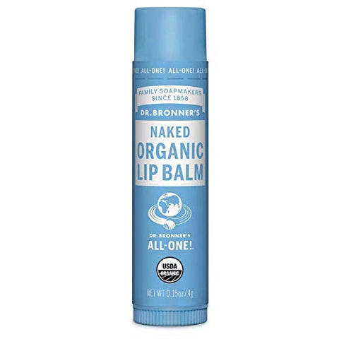 Dr.Bronner's Organic Lip Balm Naked-0.15 Oz