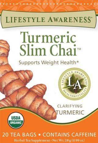 Lifestyle Awareness Turmeric Slim Chai - 20 Tea Bags