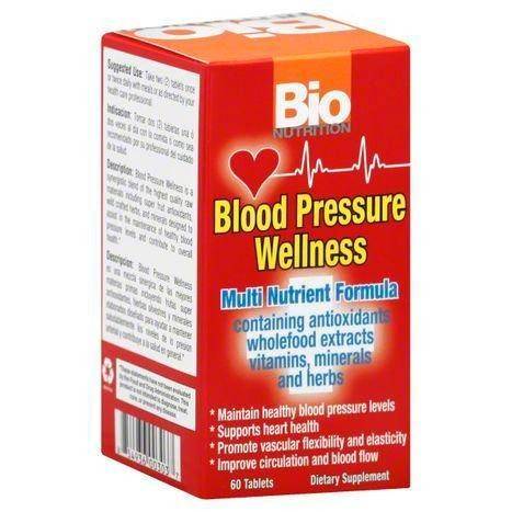 Bio Nutrition Blood Pressure Wellness, Tablets - 60 Each