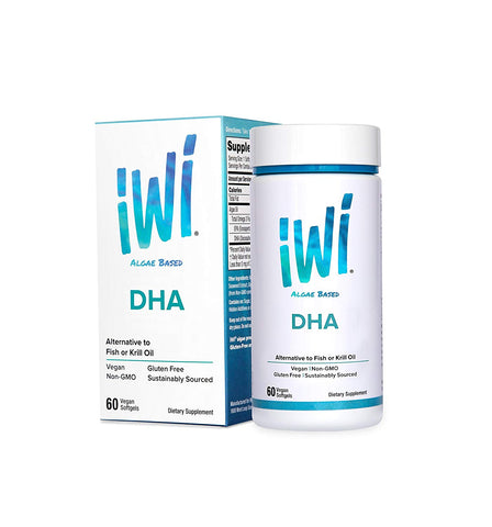 IWI Algae Based DHA Omega-3-60 Vegan Softgels