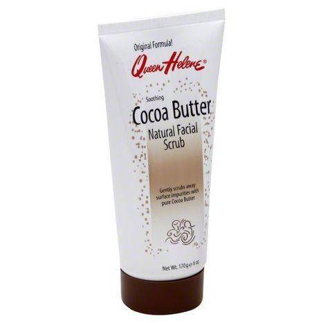 QUEEN HELENE Natural Facial Scrub, Cocoa Butter