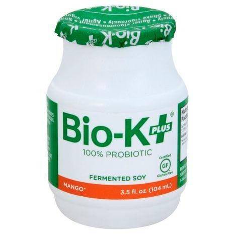 Bio K Plus Probiotic, Fermented Soy, Mango - 3.5 Ounces
