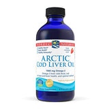 Nordic Naturals Arctic Cod Liver Oil Omega-3 1060 Mg Strawberry Flavor-8 Oz