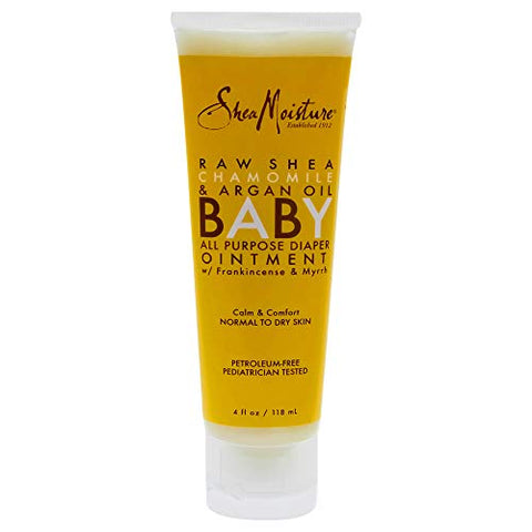 Shea Moisture Raw Shea Chamomile & Argan Oil Baby Head-To-Toe Ointment With Frankincense & Myrrh Calm & Comfort-13 Oz