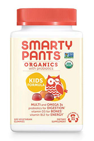 Smarty Pants Organics Kids Complete Gummies-120 Vegetarian Gummies