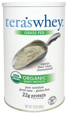 Tera's Whey Grass Fed Oragnic Whey Protein Unsweetened-12 Oz
