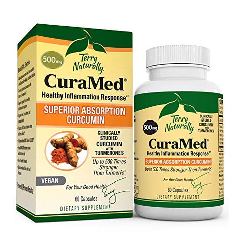 Terry Naturally Cura Med 500 Mg Superior Absorption Curcumin-60 Capsules