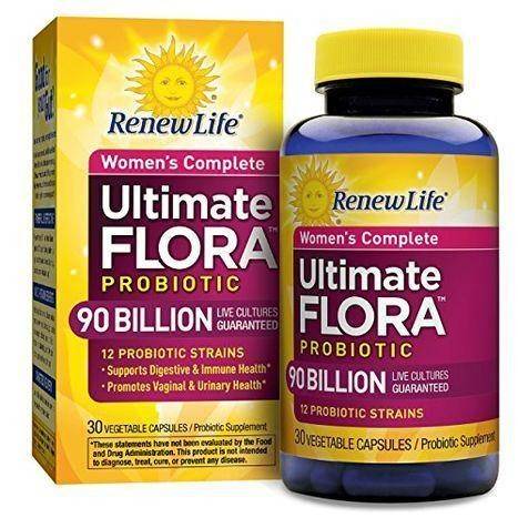 ReNew Life Ultimate Flora Probiotic, Women's Care, Vegetarian Capsules - 30 Vegetable Capsules