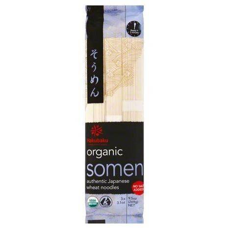 Hakubaku Somen, Organic - 3 Each