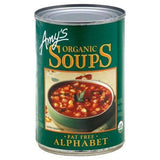 Amys Soup, Organic, Alphabet, Fat Free - 14.1 Ounces