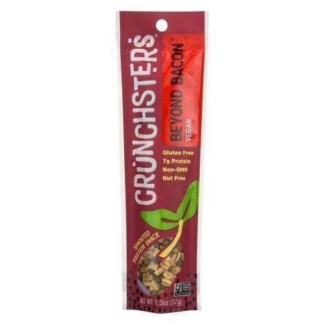 Crunchsters Sprouted Protein Snack, Beyond Bacon
