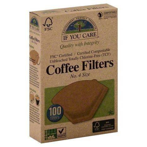 If You Care Coffee Filters, No. 4 Size - 100 Each