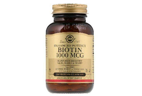 Solgar Biotin (Vitamin H), 1000 mcg, Capsules - 250 Capsules