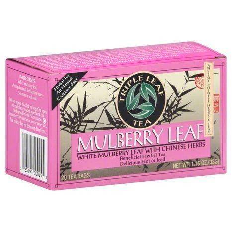 Triple Leaf Tea Herbal Tea, Mulberry Leaf, Caffeine-Free, Bags - 20 Each