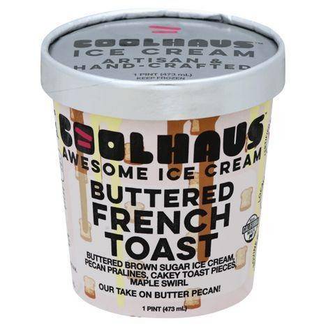 CoolHaus Ice Cream, Awesome, Buttered French Toast - 1 Pint