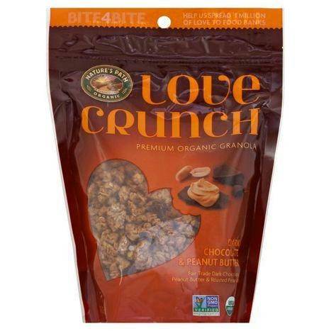 Natures Path Love Crunch Granola, Organic, Dark Chocolate & Peanut Butter - 11.5 Ounces