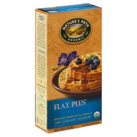 Natures Path Organic Waffles, Flax Plus - 7.4 Ounces