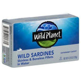 Wild Planet Sardines, Wild, in Water, Fillets - 4.25 Ounces