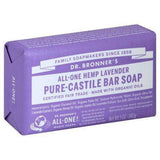 Dr Bronners Bar Soap, Pure-Castile, All-One Hemp Lavender - 5 Ounces