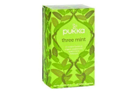 Pukka Herbal Tea, Three Mint, Sachets - 20 Each