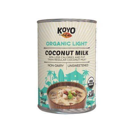 Koyo Organic Light Unsweetened Coconut Milk - 13.5 Fluid Ounces