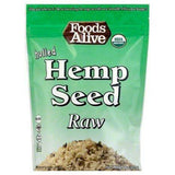 Foods Alive Hemp Seed, Raw, Hulled - 8 Ounces