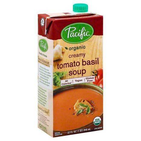 Pacific Organic Soup, Creamy Tomato Basil - 32 Ounces