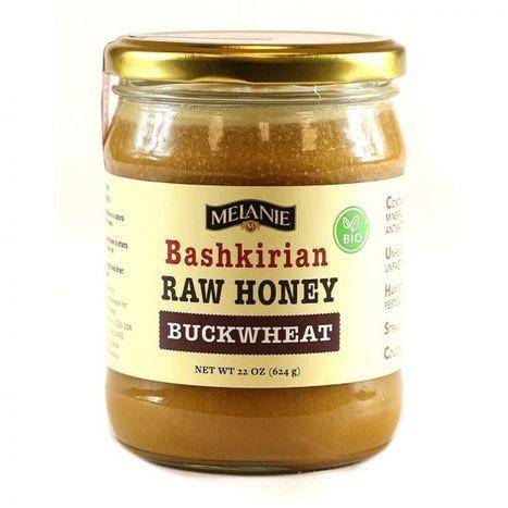 Melanie Bashkirian Raw Honey, Buckwheat - 22 Ounces