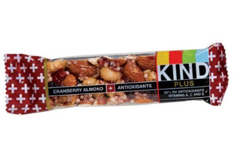 Kind Plus Bar, Cranberry Almond + Antioxidants, with Macadamia Nuts - 1.4 Ounces