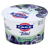 Fage Total Yogurt, Greek, Lowfat, Strained, with Blueberry - 5.3 Ounces