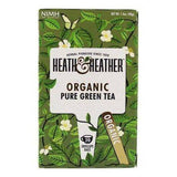 Heath and Heather Organic Pure Green Tea - 20 Tea Bags