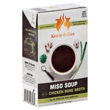 Kettle & Fire Soup, with Chicken Bone Broth, Miso - 16.9 Ounces