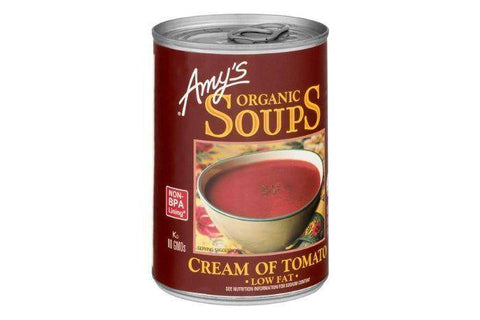Amys Soup, Low Fat, Organic, Cream of Tomato - 14.5 Ounces