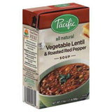 Pacific Soup, Vegetable Lentil & Roasted Red Pepper - 17.6 Ounces